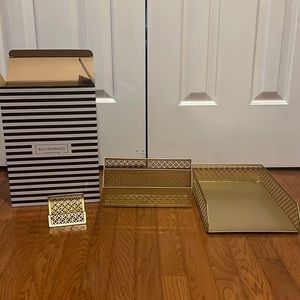 Blu Monaco desk organizer set